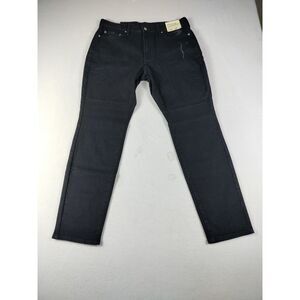 Abercrombie & Fitch Jeans Mens 34 Black‎ Athletic Slim Distressed Slow Fashion
